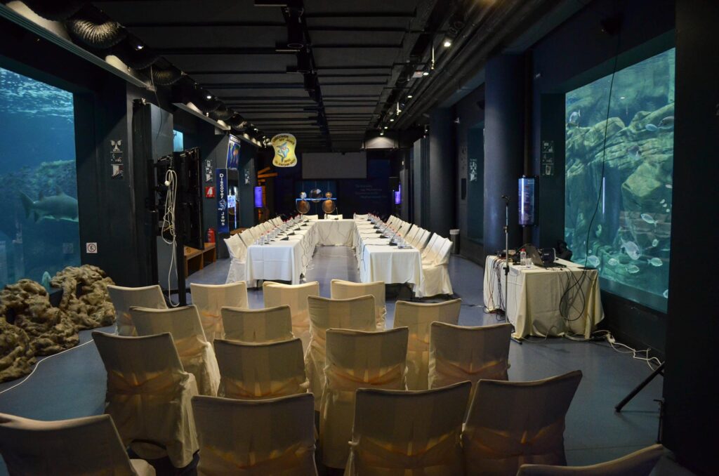 cretaqurium aquarium crete event hosting conferences